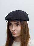 Кепка AIS COLLEZIONI арт. 802 COTTON (черный)
